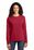 Port & Company Ladies Long Sleeve 5.4-oz 100% Cotton T-Shirt | Red