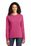 Port & Company Ladies Long Sleeve 5.4-oz 100% Cotton T-Shirt | Sangria