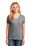 Port & Company Ladies 5.4-oz 100% Cotton V-Neck T-Shirt | Athletic Heather