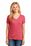 Port & Company Ladies 5.4-oz 100% Cotton V-Neck T-Shirt | Coral