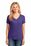 Port & Company Ladies 5.4-oz 100% Cotton V-Neck T-Shirt | Purple
