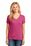 Port & Company Ladies 5.4-oz 100% Cotton V-Neck T-Shirt | Sangria