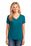 Port & Company Ladies 5.4-oz 100% Cotton V-Neck T-Shirt | Teal