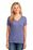 Port & Company Ladies 5.4-oz 100% Cotton V-Neck T-Shirt | Violet