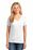 Port & Company Ladies 5.4-oz 100% Cotton V-Neck T-Shirt | White