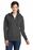 Port & Company Ladies Classic Full-Zip Hooded Sweatshirt | Charcoal