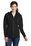 Port & Company Ladies Classic Full-Zip Hooded Sweatshirt | Jet Black