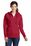 Port & Company Ladies Classic Full-Zip Hooded Sweatshirt | Red