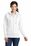 Port & Company Ladies Classic Full-Zip Hooded Sweatshirt | White