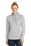 Sport-Tek Ladies PosiCharge Electric Heather Fleece Hooded Pullover | Silver Electric