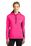 Sport-Tek Ladies Sport-Wick Fleece Colorblock Hooded Pullover | Neon Pink/ Black