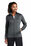 Sport-Tek Ladies Sport-Wick Fleece Full-Zip Jacket | Dark Smoke Grey