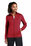 Sport-Tek Ladies Sport-Wick Fleece Full-Zip Jacket | Deep Red