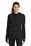 Sport-Tek  Ladies PosiCharge  Tri-Blend Wicking Fleece Hooded Pullover | Black Triad Solid