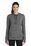 Sport-Tek  Ladies PosiCharge  Tri-Blend Wicking Fleece Hooded Pullover | Dark Grey Heather