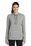 Sport-Tek  Ladies PosiCharge  Tri-Blend Wicking Fleece Hooded Pullover | Light Grey Heather