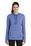 Sport-Tek  Ladies PosiCharge  Tri-Blend Wicking Fleece Hooded Pullover | True Royal Heather