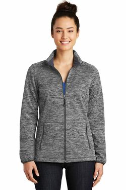 Sport-Tek Ladies PosiCharge Electric Heather Soft Shell Jacket