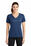 Sport-Tek Ladies PosiCharge RacerMesh V-Neck Tee | Graphite