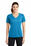 Sport-Tek Ladies PosiCharge RacerMesh V-Neck Tee | Pond Blue