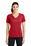 Sport-Tek Ladies PosiCharge RacerMesh V-Neck Tee | True Red