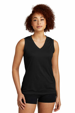 Sport-Tek Ladies Sleeveless PosiCharge Competitor V-Neck Tee