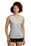 Sport-Tek Ladies Sleeveless PosiCharge Competitor V-Neck Tee | Silver