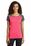 Sport-Tek  Ladies Heather-On-Heather Contender  Scoop Neck Tee | Pink Raspberry Heather/ Graphite Heather