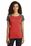 Sport-Tek  Ladies Heather-On-Heather Contender  Scoop Neck Tee | Scarlet Heather/ Graphite Heather