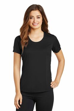 Sport-Tek Ladies PosiCharge Elevate Scoop Neck Tee