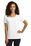 Sport-Tek  Ladies PosiCharge  Tri-Blend Wicking Scoop Neck Raglan Tee | White Triad Solid