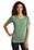 Sport-Tek  Ladies PosiCharge  Tri-Blend Wicking Scoop Neck Raglan Tee | Forest Green Heather