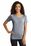 Sport-Tek  Ladies PosiCharge  Tri-Blend Wicking Scoop Neck Raglan Tee | True Navy Heather