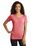 Sport-Tek  Ladies PosiCharge  Tri-Blend Wicking Scoop Neck Raglan Tee | True Red Heather