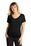 Sport-Tek  Ladies PosiCharge  Tri-Blend Wicking Dolman Tee | Black Triad Solid