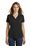 Sport-Tek  Ladies PosiCharge  Tri-Blend Wicking Polo | Black Triad Solid