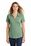 Sport-Tek  Ladies PosiCharge  Tri-Blend Wicking Polo | Forest Green Heather