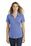 Sport-Tek  Ladies PosiCharge  Tri-Blend Wicking Polo | True Royal Heather