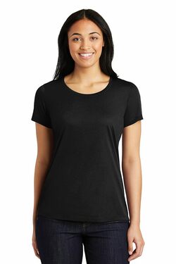 Sport-Tek Ladies PosiCharge Competitor Cotton Touch Scoop Neck Tee