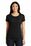 Sport-Tek Ladies PosiCharge Competitor Cotton Touch Scoop Neck Tee | Black