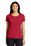 Sport-Tek Ladies PosiCharge Competitor Cotton Touch Scoop Neck Tee | Deep Red