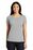 Sport-Tek Ladies PosiCharge Competitor Cotton Touch Scoop Neck Tee | Silver