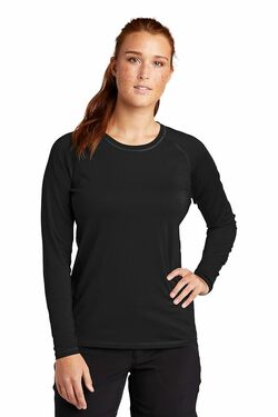 Sport-Tek  Ladies Long Sleeve Rashguard Tee