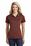 Sport-Tek  Ladies PosiCharge  Electric Heather Polo | Deep Red/ Black Electric