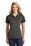 Sport-Tek  Ladies PosiCharge  Electric Heather Polo | Grey-Black Electric