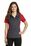 Sport-Tek Ladies Colorblock Micropique Sport-Wick Polo | Iron Grey/ True Red