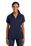 Sport-Tek Ladies Micropique Sport-Wick Piped Polo | True Navy/ White