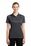 Sport-Tek Ladies Heather Colorblock Contender Polo | Graphite Heather/ Black