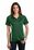 Sport-Tek Ladies PosiCharge Micro-Mesh Colorblock Polo | Forest Green/ White