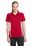 Sport-Tek Ladies PosiCharge Micro-Mesh Colorblock Polo | True Red/ White